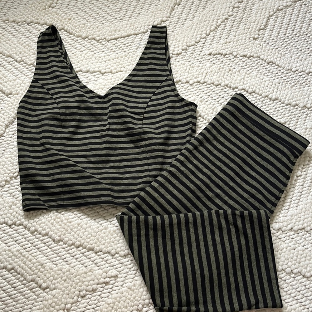 Crop top and Skirt set